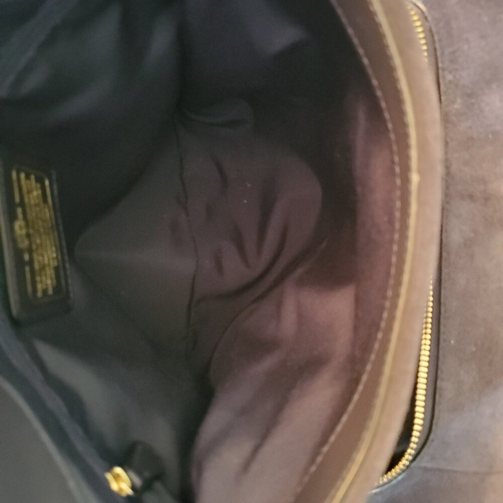 NEW $600 Phoebe Leather Suede Hobo AUTHENTIC COACH COLLECTION! $6.99 Shipping! - Picture 9 of 12